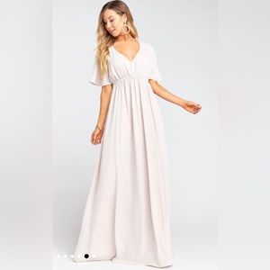 Emily Empire Maxi Dress - Show Me Your Mumu -Show Me The Ring Crisp